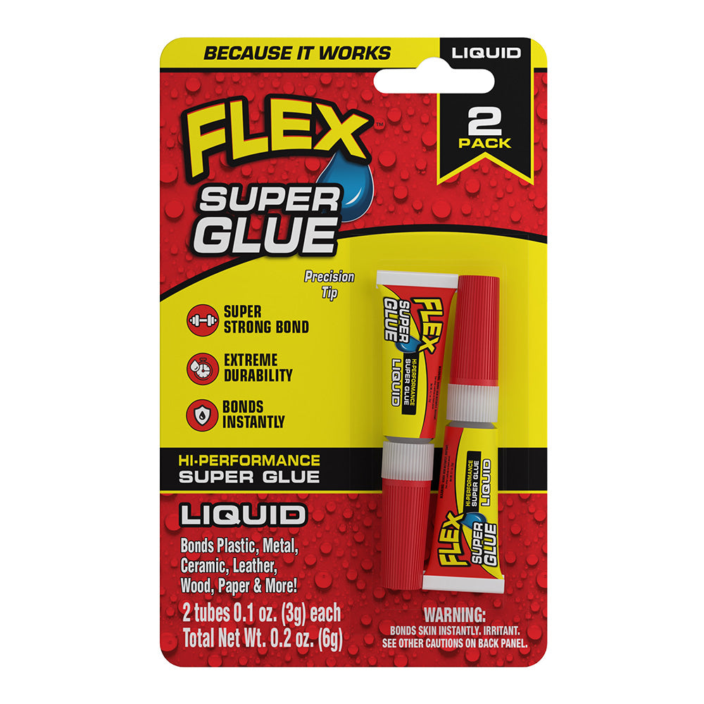 Flex Super Glue Two Pack Liquid 3g
